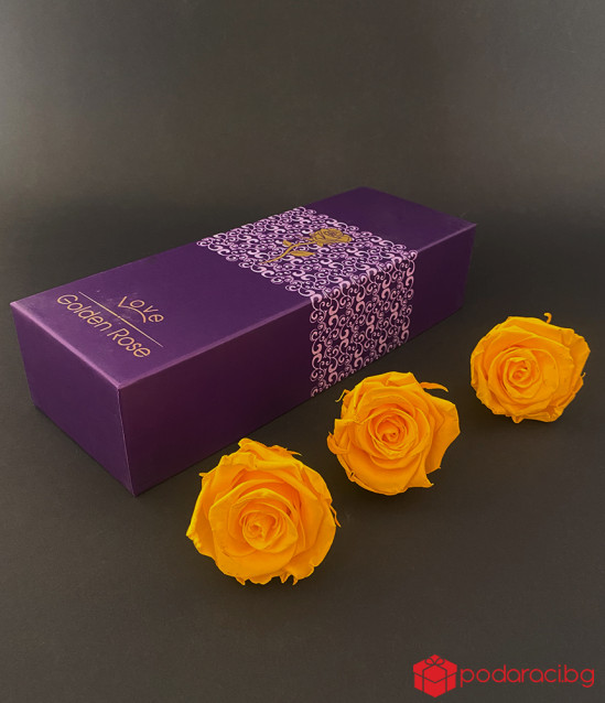 Луксозна кутия с вечни рози