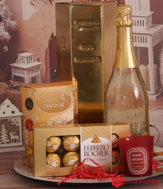 Подаръчен комплект Златна Коледа 1