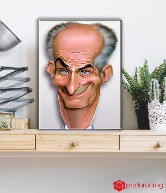 Дигитална карикатура за мъж, формат А4