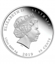 Сребърна монета „Лунен календар - Годината на Прасето 2019“