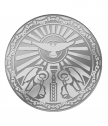 Сребърен медальон Св. Богородица Умиление