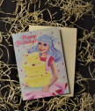 Картичка добавена реалност Happy Birthday за момиче