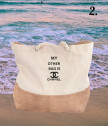 Плажна чанта  My other bag is Chanel
