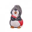 Коледно пингвинче с шапка и шал