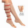 Компресивни чорапи за разширени вени с цип