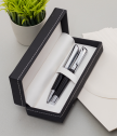 Pen and roller set engraved with text