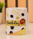 Ceramic Cup Happy Birthday 50