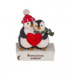 Коледни пингвинчета с надпис - Истинска любов!