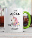 Cup Too magical with unicorn