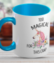 Cup Too magical with unicorn