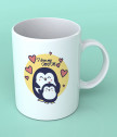 A mug for a mother with a penguin