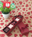 Пет ръчни любовни шоколадови бонбона в кутийка
