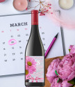 Вино с персонализиран етикет за 8ми март