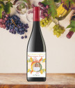 Вино с персонализиран етикет със снимка за любима жена