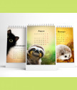 Настолен календар с животни
