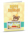 Augmented reality card birthday with Winnie