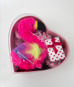 Комплект Фламинго в кутия сърце