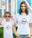 Комплект тениски за майка и дъщеря