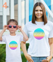 Комплект тениски за майка и дъщеря