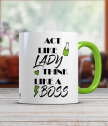 Ceramic cup for woman-boss