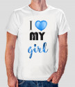 T-shirts for couples I love my girl and I love my boy