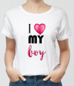 T-shirts for couples I love my girl and I love my boy