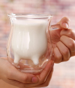 Стъклена чаша за мляко Виме