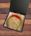 Golden Horseshoe in a wooden box