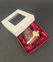 Кутийка с дантелено шоколадово сърце