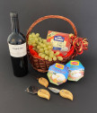 Wine and Cheeses gift basket
