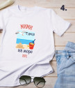 Персонализирана тениска С деца на море за цялото семейство