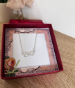 Silver Necklace Symbol of Infinity
