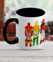 Керамична чаша с мъже супер герои