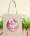 Персонализирана текстилна торбичка за Цветница