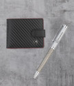 Комплект химикалка и портфейл Auto Set с логото на Mercedes