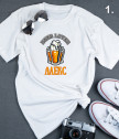 Тениска за почитатели на бирата с име