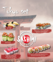 Токио сет - подаръчен ваучер за суши, приготвено на място при вас