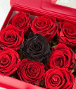 Вечни рози Love forever червено