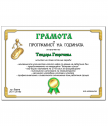 Diploma for programmer with a gift frame