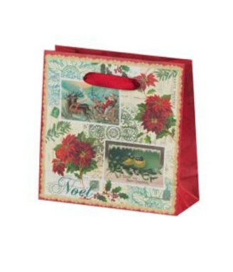 Коледна звезда харт.торба средна