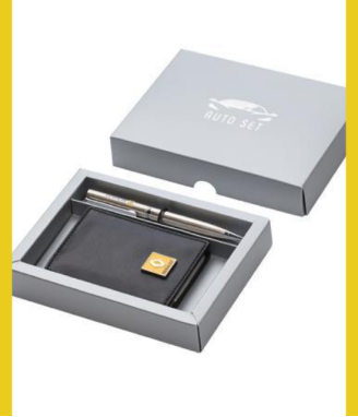 Сет от химикал и картодържател с лого Renault