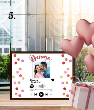 Spotify персонализиран колаж за Свети Валентин