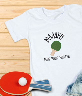 Персонализирана тениска за любителите на тенис на маса