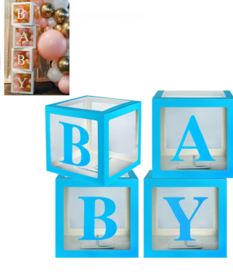 Комплект 4 кутии за балони BABY