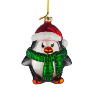 Стъклена играчка пингвинче