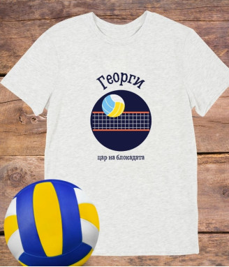 Персонализирана тениска за любителите на волейбола