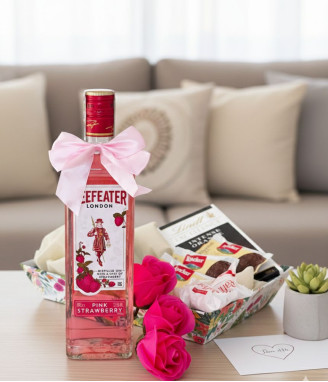 Подаръчен комплект за жени с розов джин