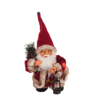 Дядо Коледа - ходещ, музикален 17,5см.