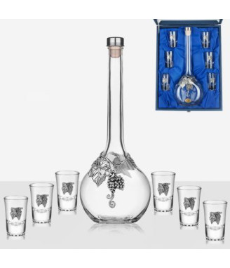 Сет 6 чаши+ бутилка