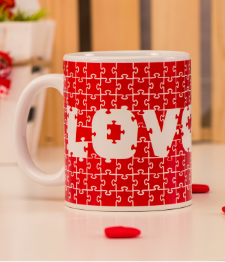 Porcelain Cup Love